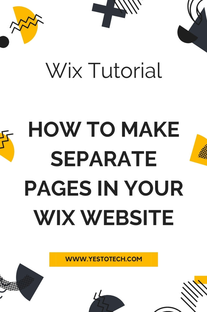 How To Make Separate Pages In Your Wix Website How to make separate pages in your wix website