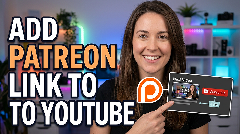 Learn how to add a Patreon link to YouTube and use your YouTube end screen to turn loyal viewers into paying supporters. This step-by-step Patreon tutorial shows you how to add Patreon to your YouTube channel, link Patreon to YouTube videos, and place your Patreon link in a video outro. You’ll also discover common setup mistakes that could cost you clicks, members, and recurring income. Watch the full guide before uploading your next video—or risk leaving easy monetization opportunities behind.