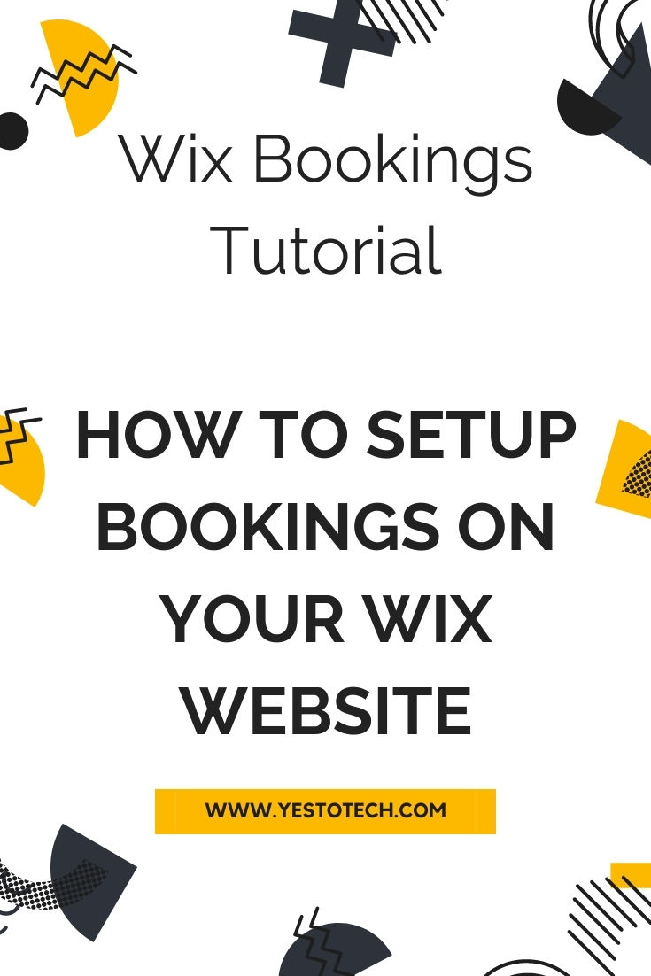 Wix Bookings Wix Bookings Tutorial On Wix Calendar Booking Setup 