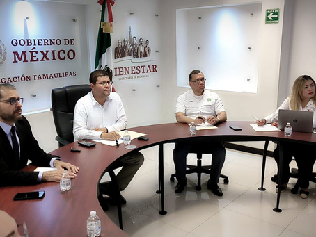 Luis Lauro Reyes Rodriguez, delegado Federal de Programas de Bienestar en Tamaulipas encabezo la segunda sesión de la Mesa de Salud para fortalecer el programa #SaludCasaPorCasa