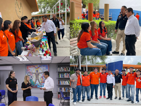 Sostiene rector encuentro con universitarios de Valle Hermoso