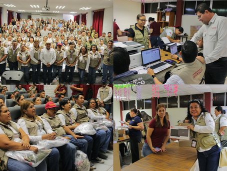 ENTREGA EL DELEGADO FEDERAL DE BIENESTAR EN TAMAULIPAS EL PROFESOR LUIS LAURO REYES RODRIGUEZ, TABLETS Y UNIFORMES A MAS DE 500 SERVIDORES DE LA NACION EN TAMAULIPAS