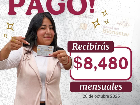 Ayer dio inicio el pago para los Beneficiarios de Jóvenes Construyendo el Futuro