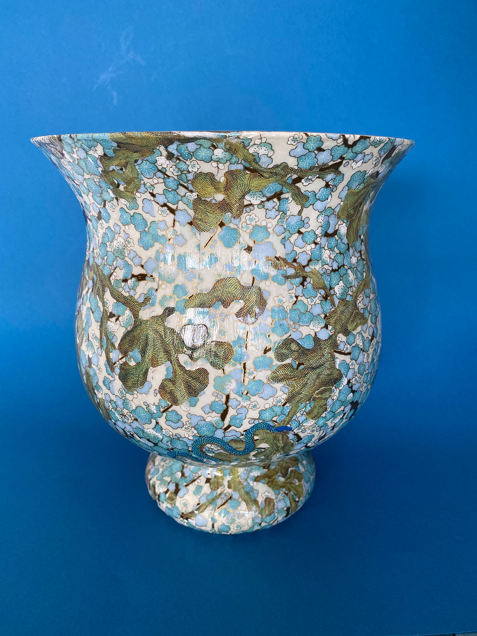 Thumbnail: Blue Blossom on Pedestal