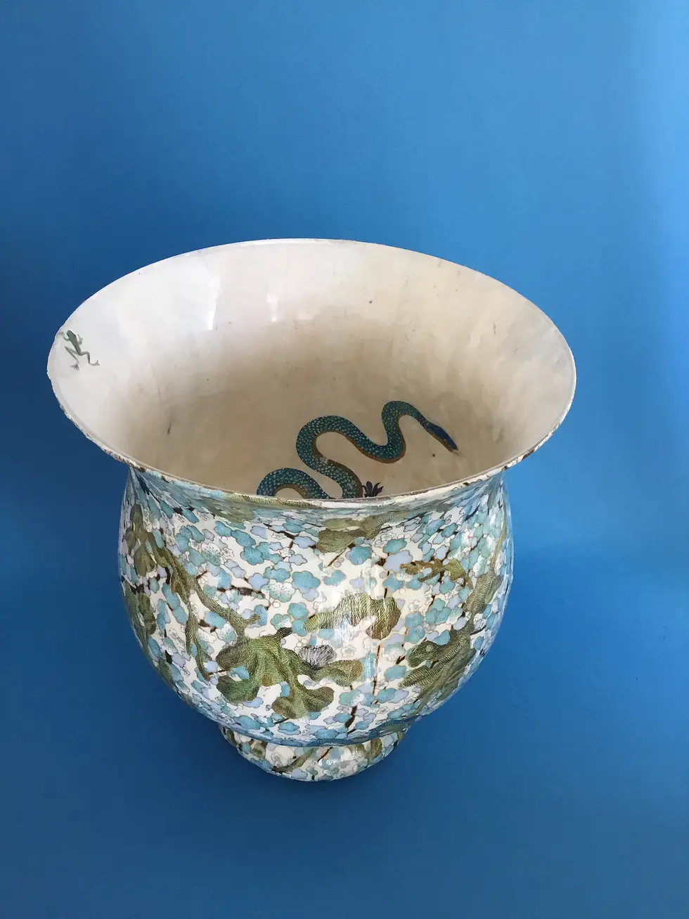 Thumbnail: Blue Blossom on Pedestal