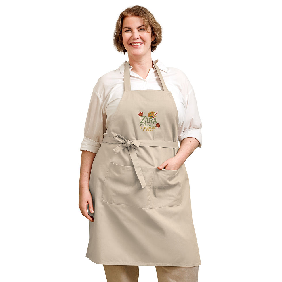 Thumbnail: Zara Studio & Co. Organic Cotton Painting Apron