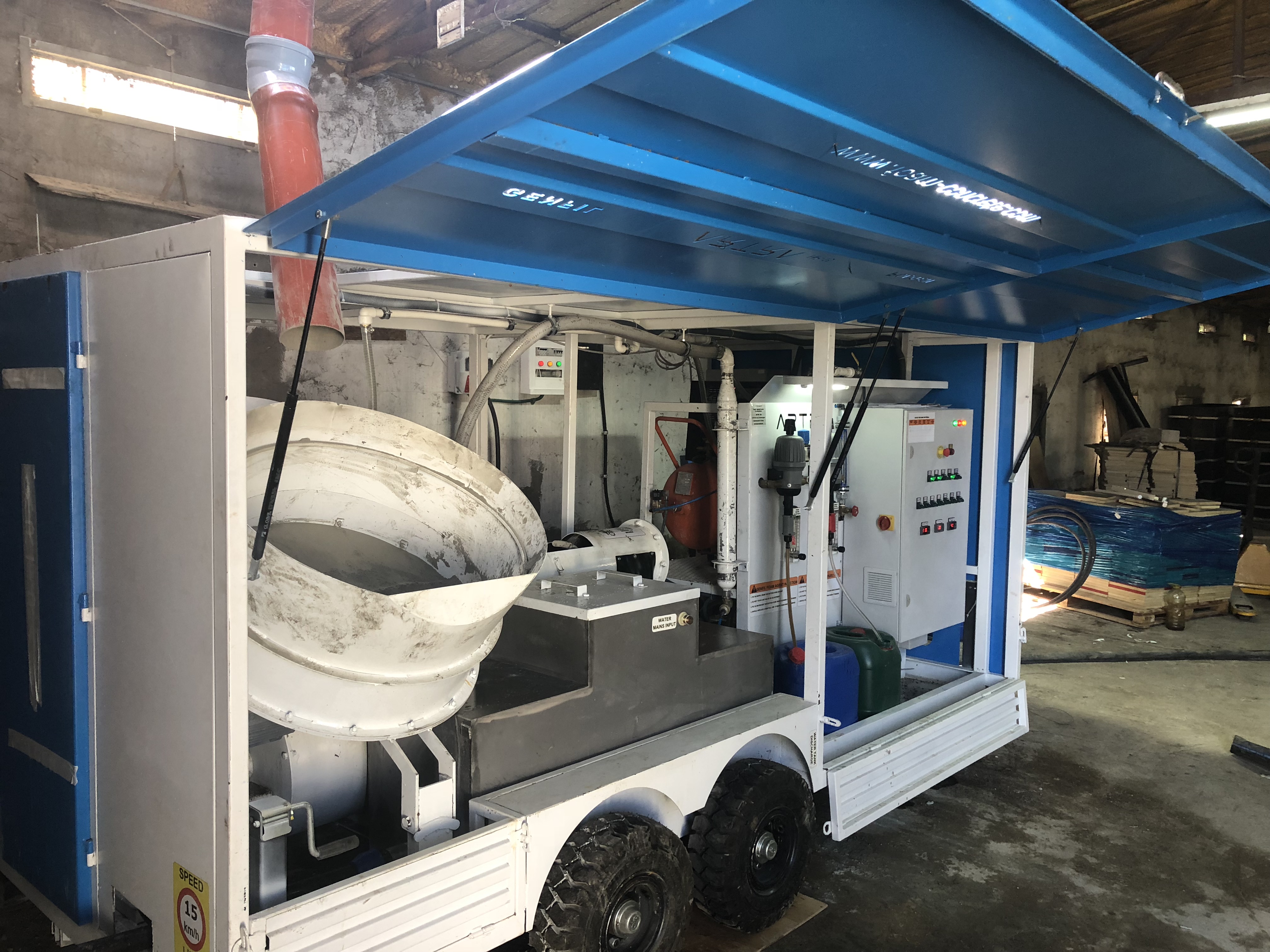 MOBILE MACHINERY CLC System Foam Concrete Equipment Türkiye