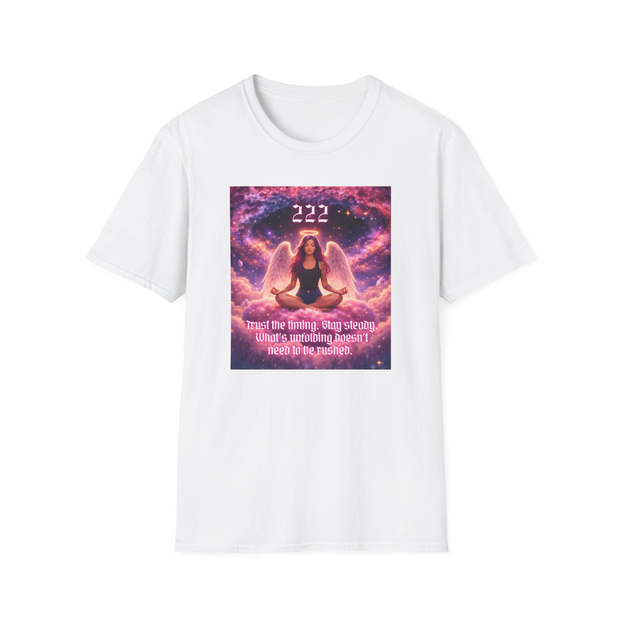 222 Divine Trust Tee Alignment, Balance & Faith Restored