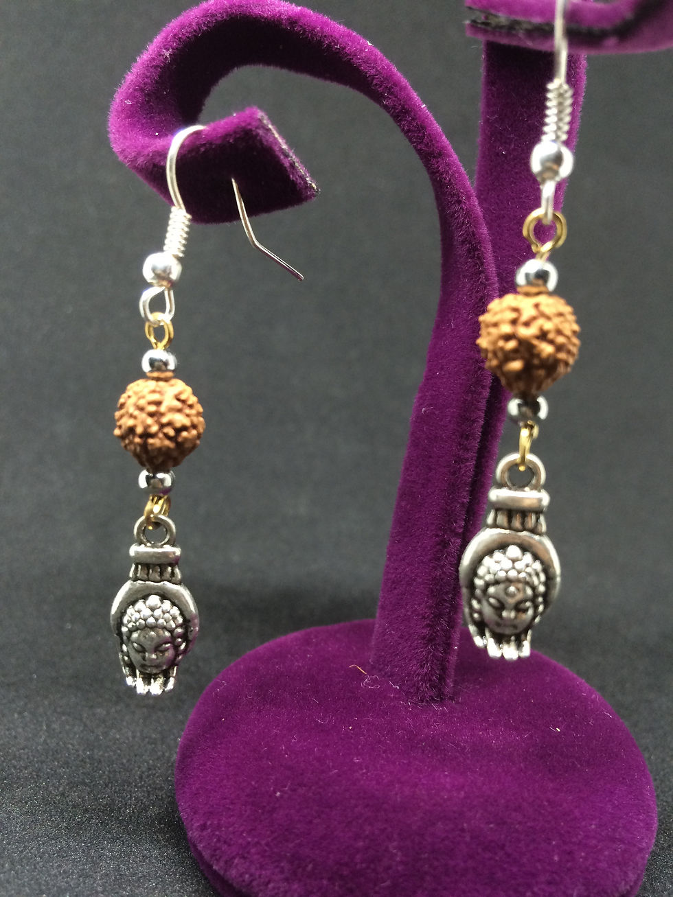 Buddha Hand Earring