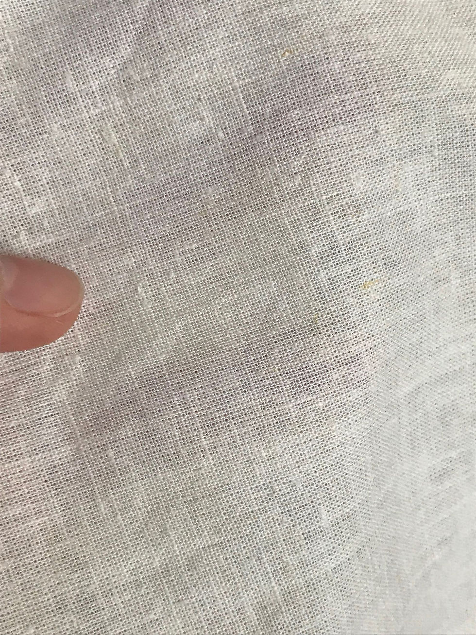 サムネイル： 07.PLAIN  平織生地 21S×21S　ヘンプ55％×オーガニックコットン45％　148cm幅　オフホワイト