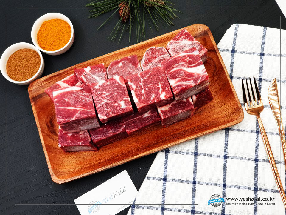 Thumbnail: مكعب لحم بقري حلال كبير مع رول عين تشاك (Australian Beef, 600g - 2,300wo