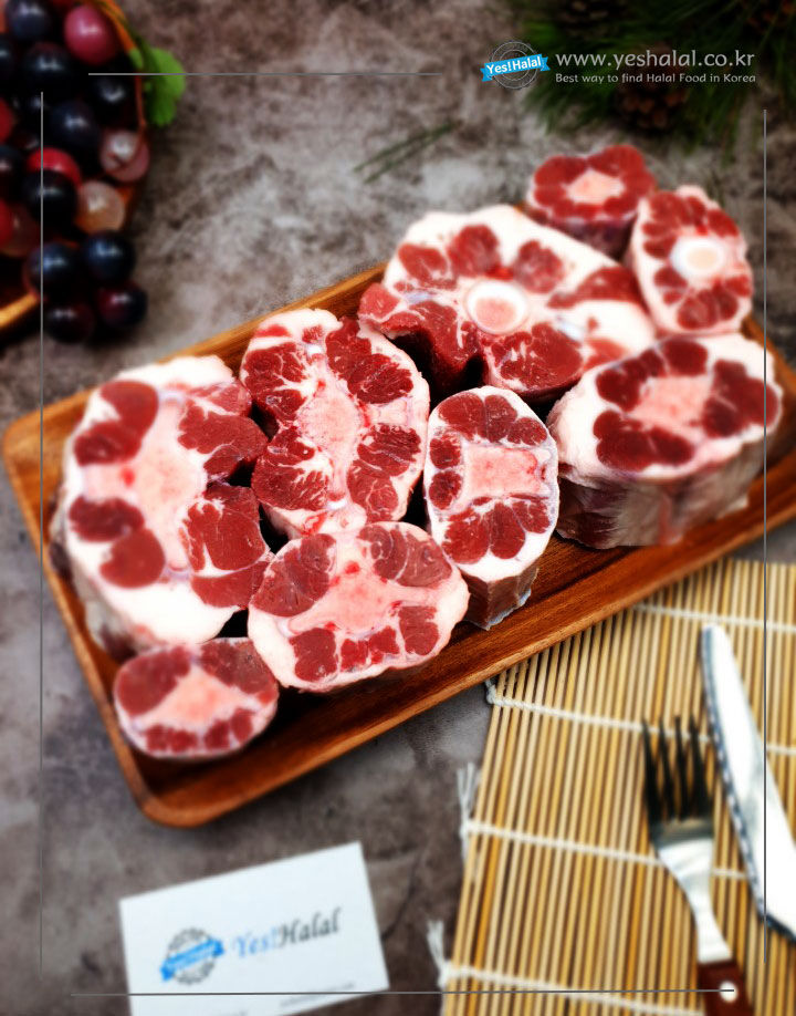 Thumbnail: Halal Beef Tail (Australian Beef, 5Cm thick Sliced, 1Kg - 2,800won/100g)