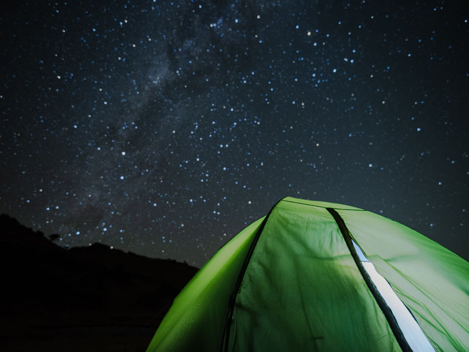 Camping under milkyway Andranolava Madagascar