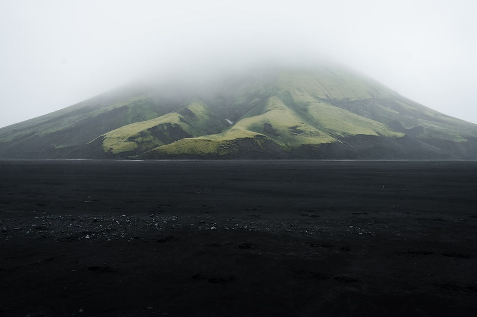 View of Maelifell Volcano Iceland