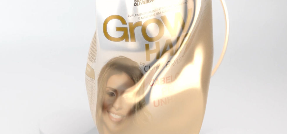 Caixa 3D do produto se transformando