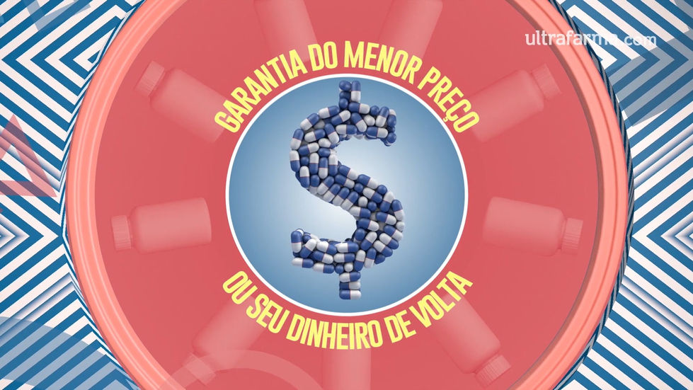 Símbolo $ feito de pílulas de medicamentos