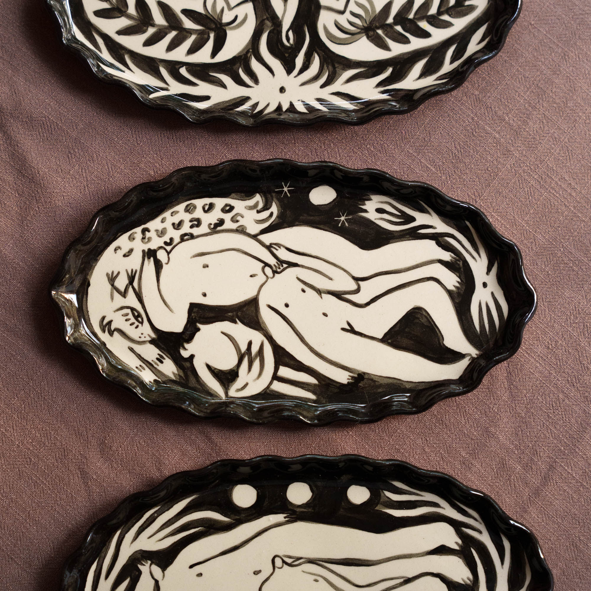 "Summer Dusks II" platter