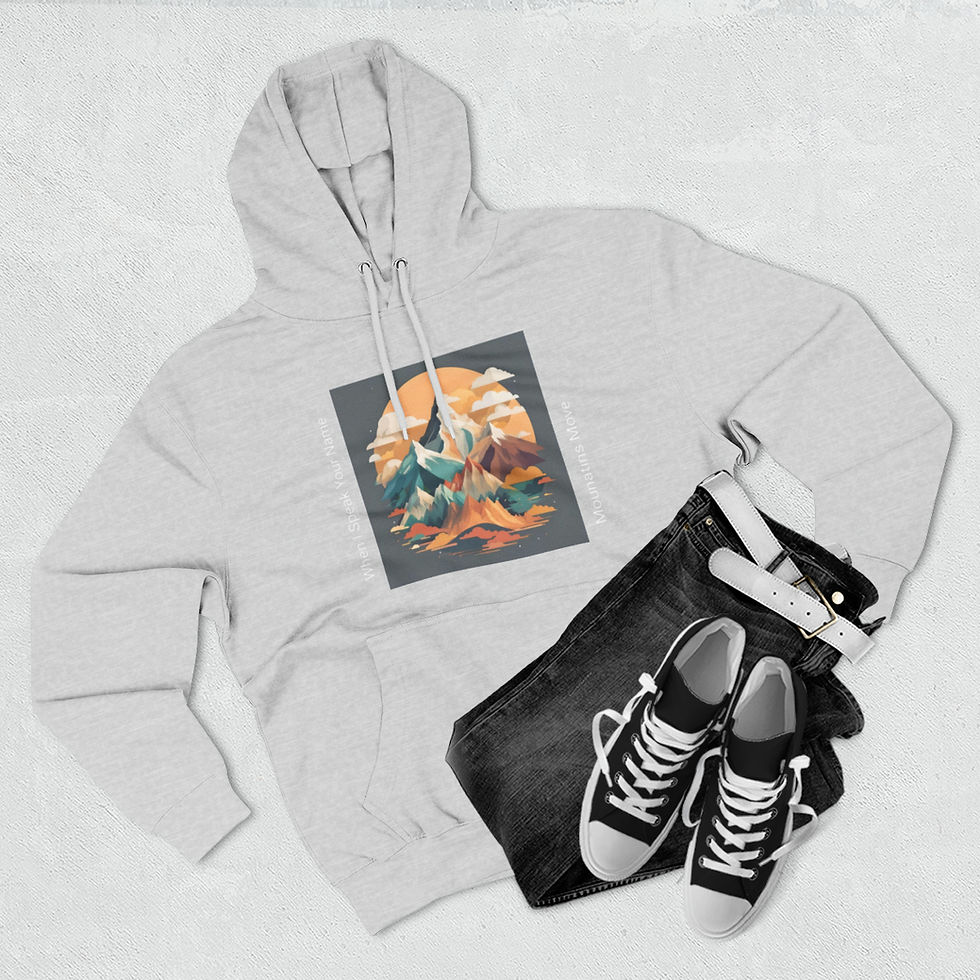 Thumbnail: "When I Speak Your Name" Unisex Premium Pullover Hoodie