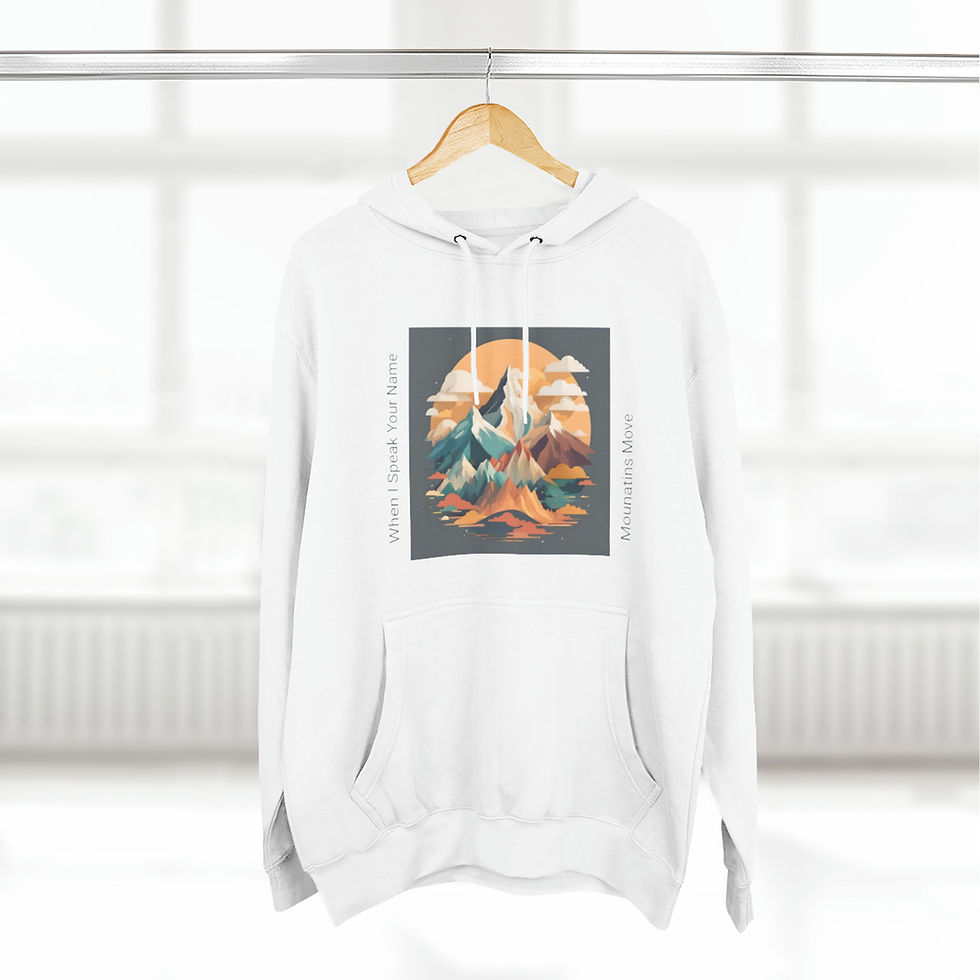 Thumbnail: "When I Speak Your Name" Unisex Premium Pullover Hoodie