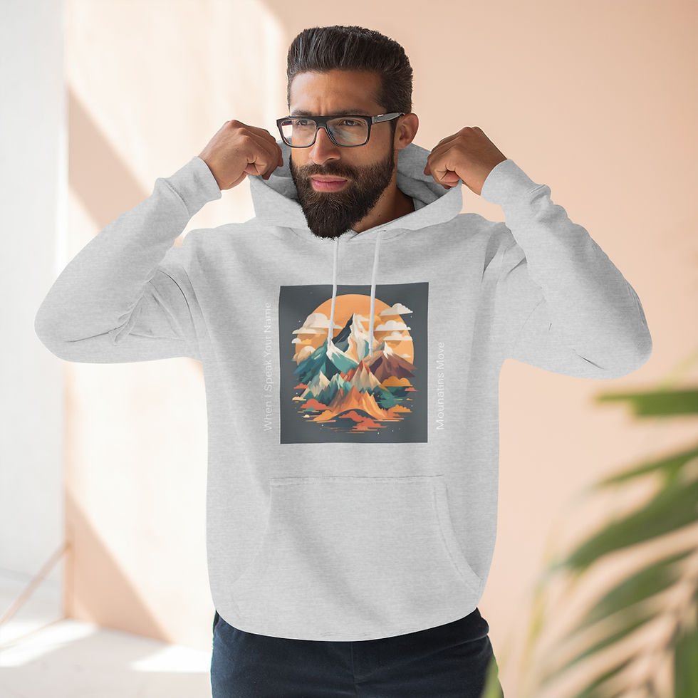 Thumbnail: "When I Speak Your Name" Unisex Premium Pullover Hoodie