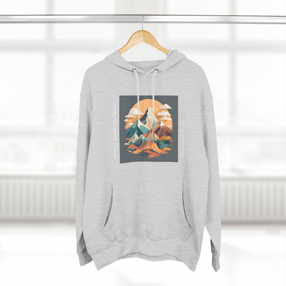 Thumbnail: "When I Speak Your Name" Unisex Premium Pullover Hoodie