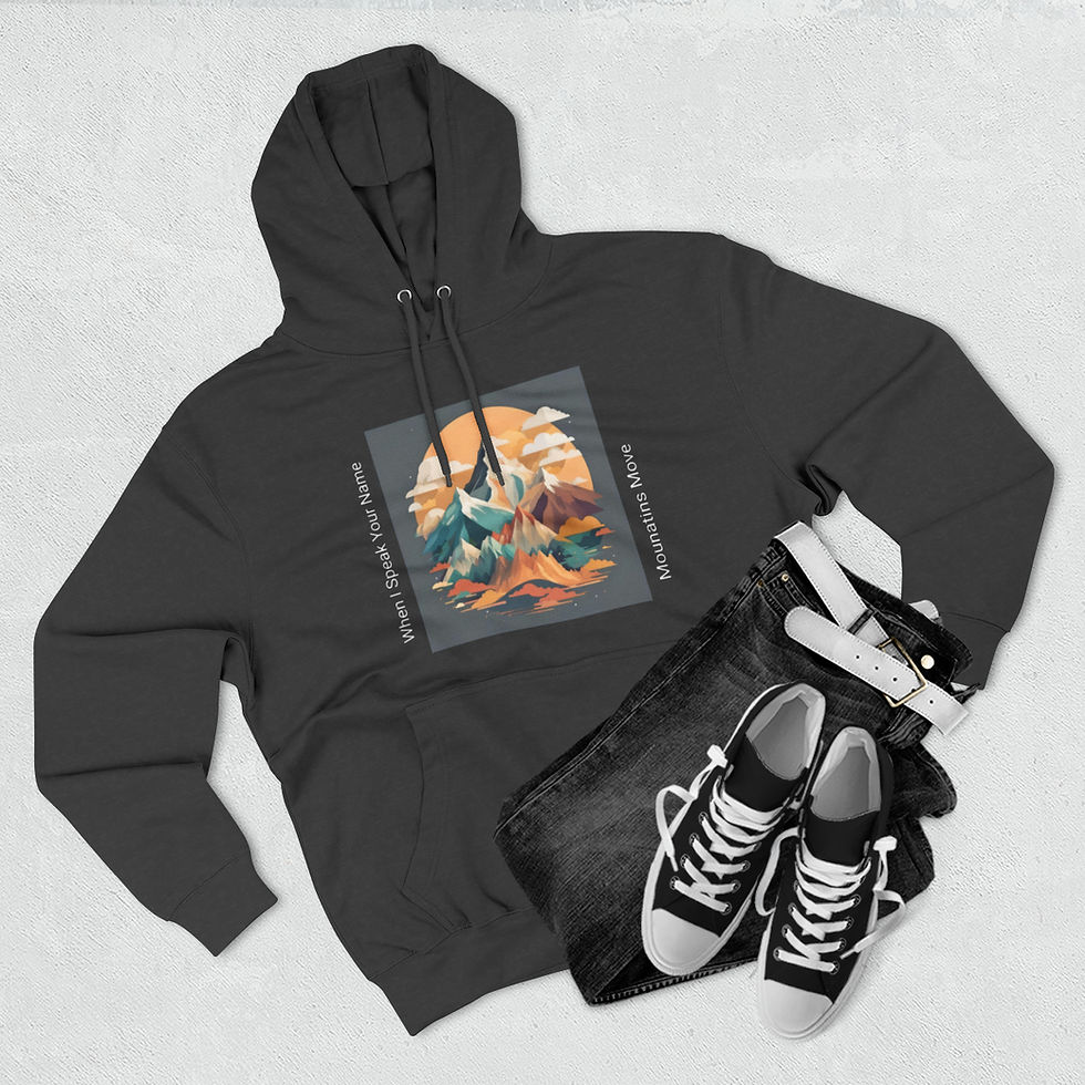 Thumbnail: "When I Speak Your Name" Unisex Premium Pullover Hoodie