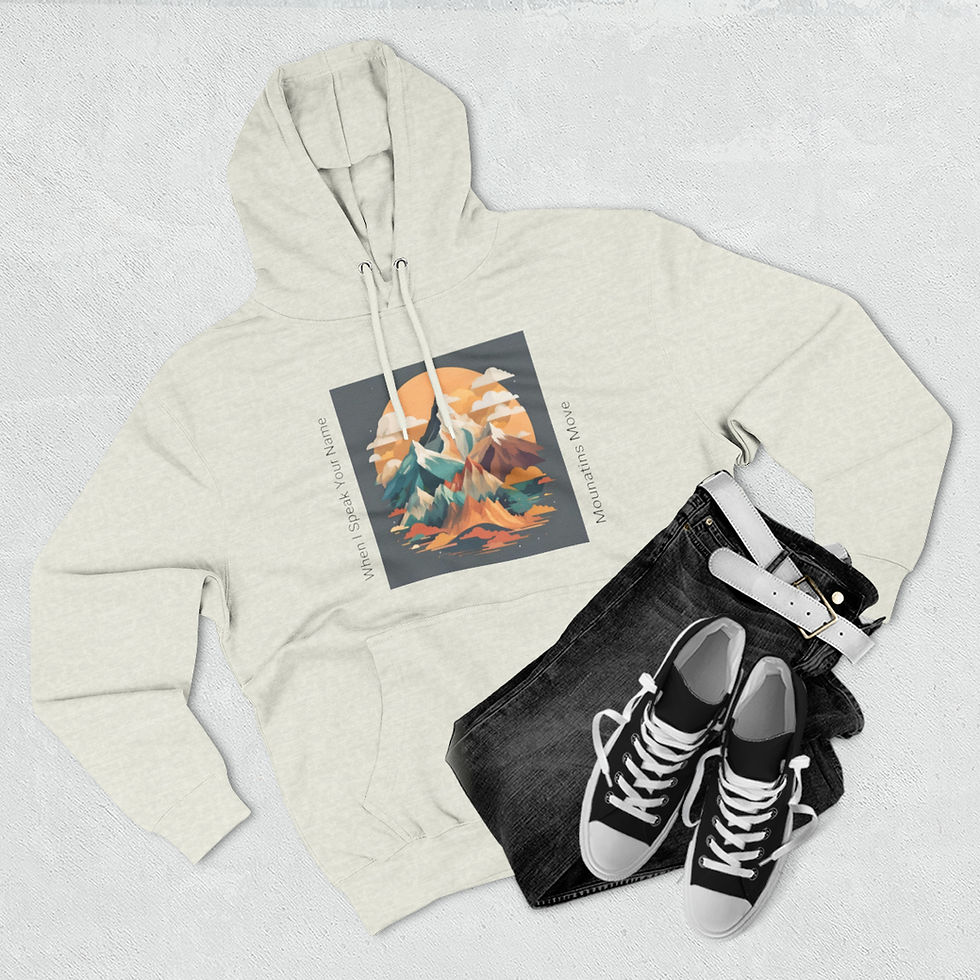 Thumbnail: "When I Speak Your Name" Unisex Premium Pullover Hoodie