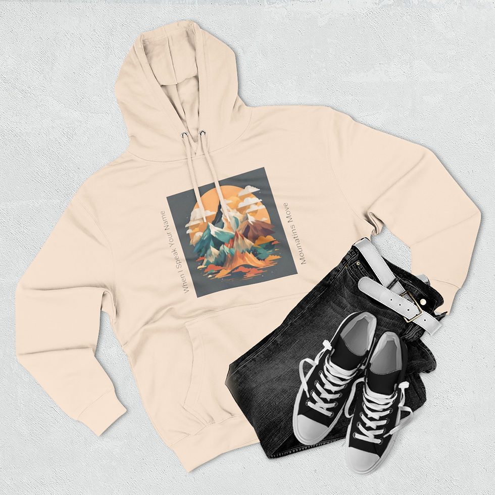 Thumbnail: "When I Speak Your Name" Unisex Premium Pullover Hoodie