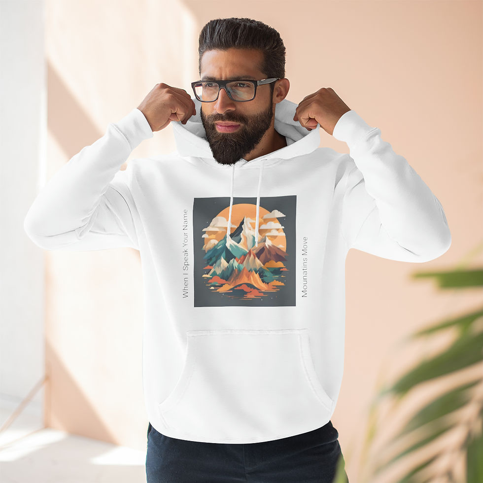 Thumbnail: "When I Speak Your Name" Unisex Premium Pullover Hoodie