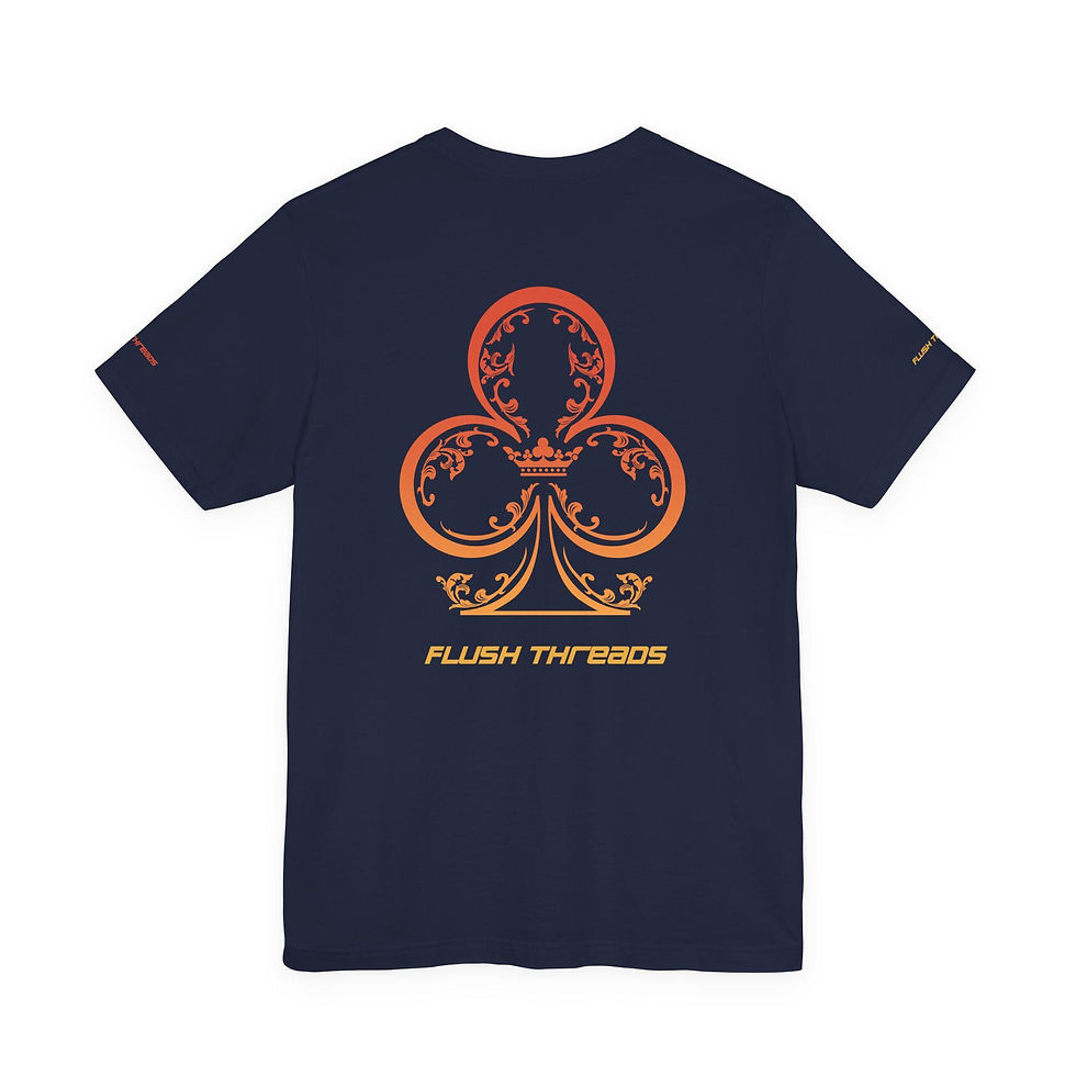 Thumbnail: Clubs and Dubs - Flush Threads Dark Crimson - Unisex Tshirt