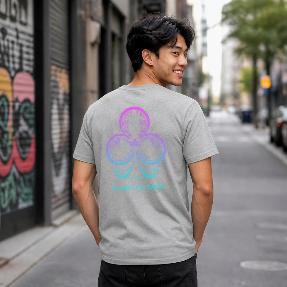 Thumbnail: Clubs and Dubs - Flush Threads Neon Pink - Unisex Tshirt
