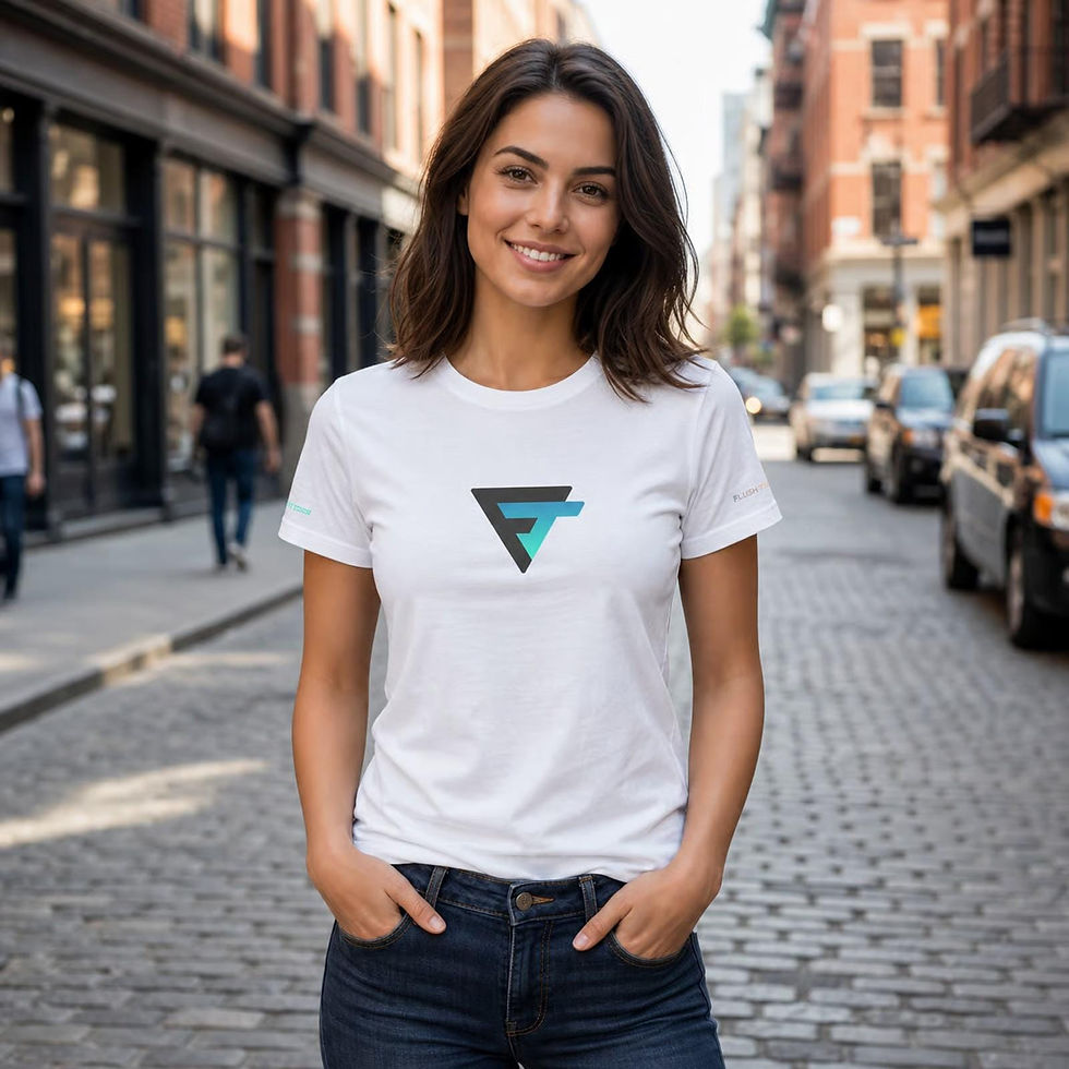 Thumbnail: Hearts and Darts - Flush Threads Deep Blue - Unisex Tshirt