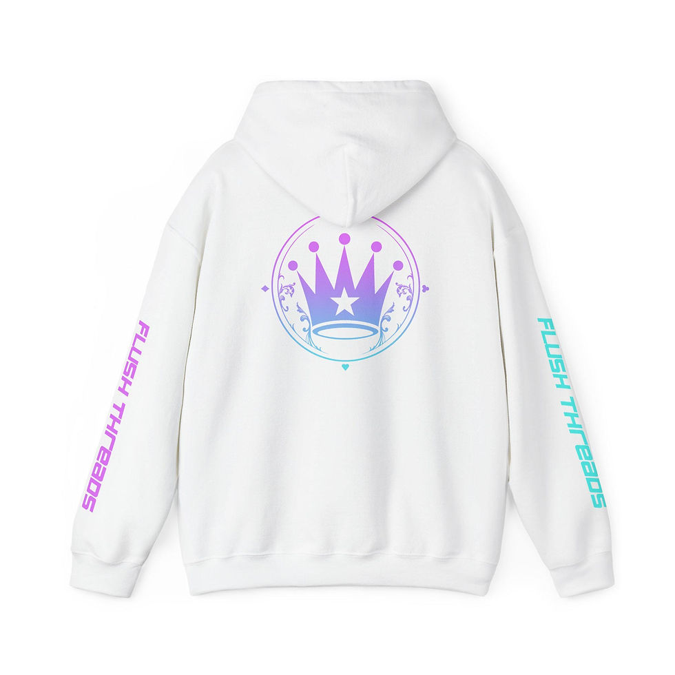 Thumbnail: Wild Child - Flush Threads Neon Pink - Unisex Hoodie