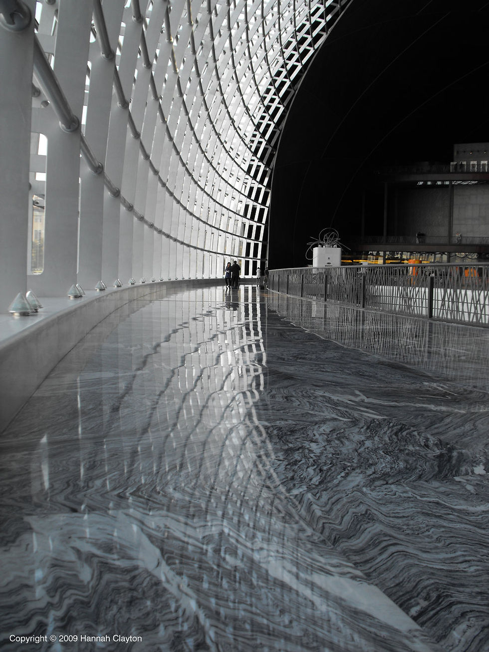 Reflected glazing.
