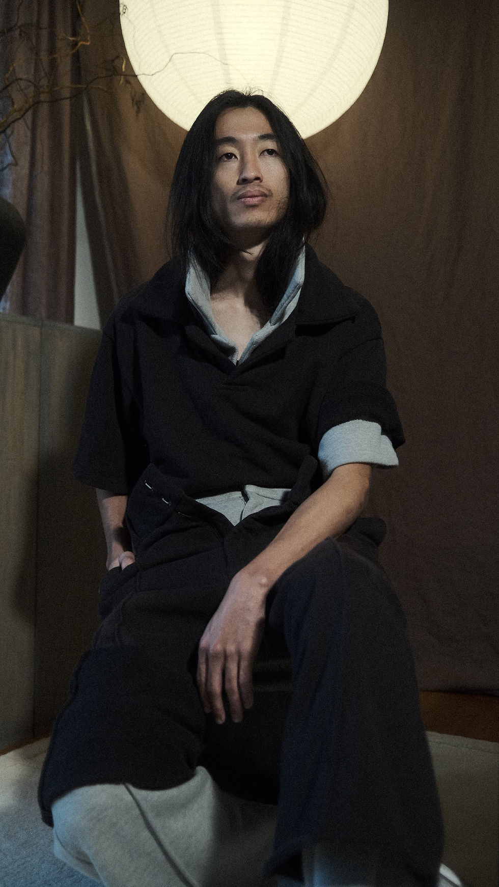 Thumbnail: Formal Top - French Terry Black