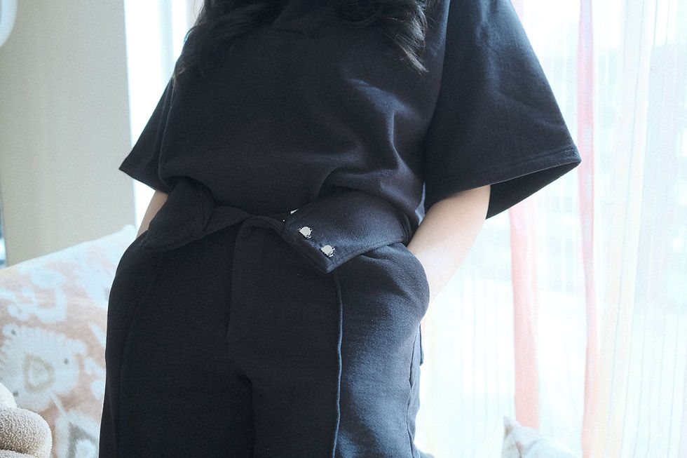 Thumbnail: Formal Trouser - French Terry Heather Grey