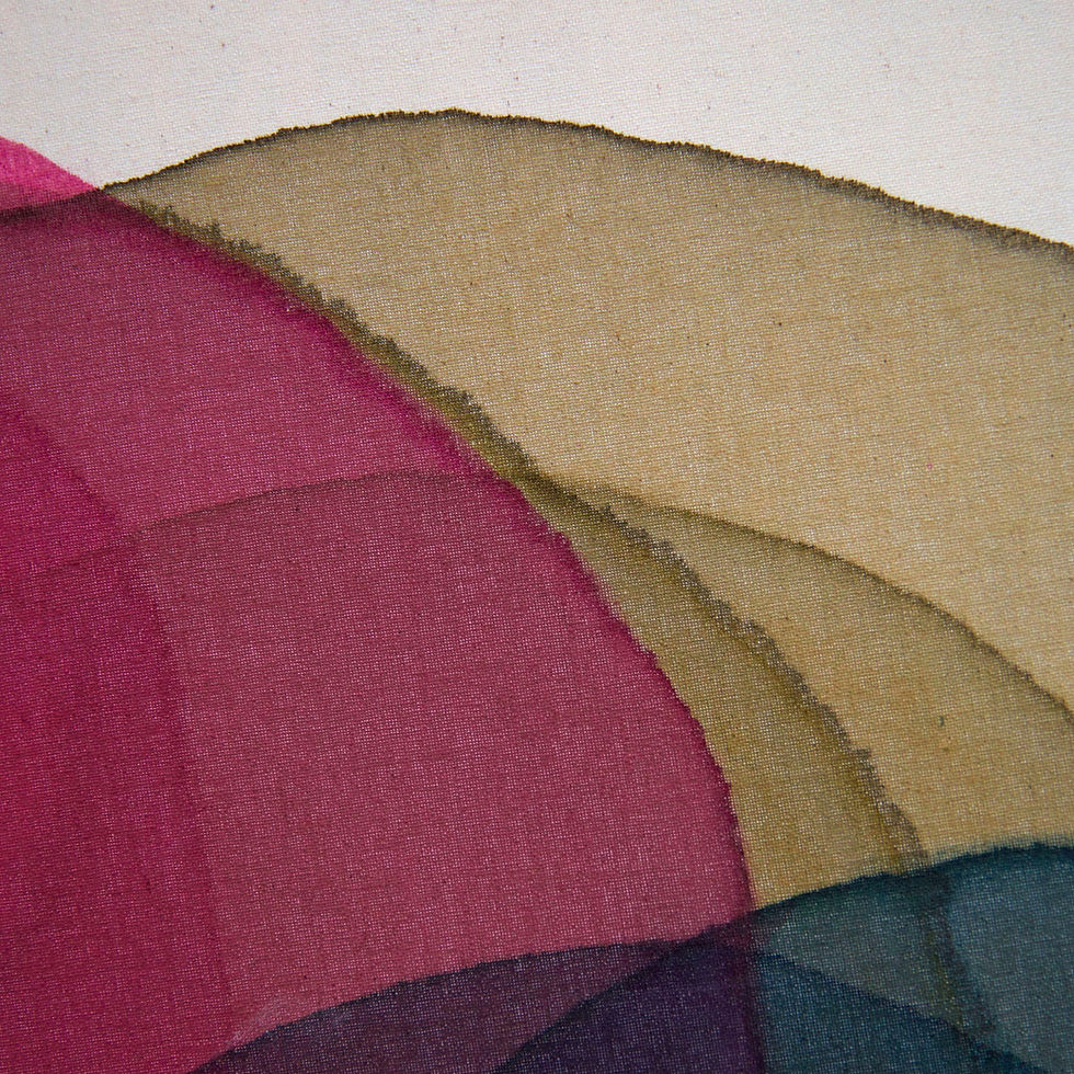 Thumbnail: Detail of Auralia II, original abstract painting by Marti Meier