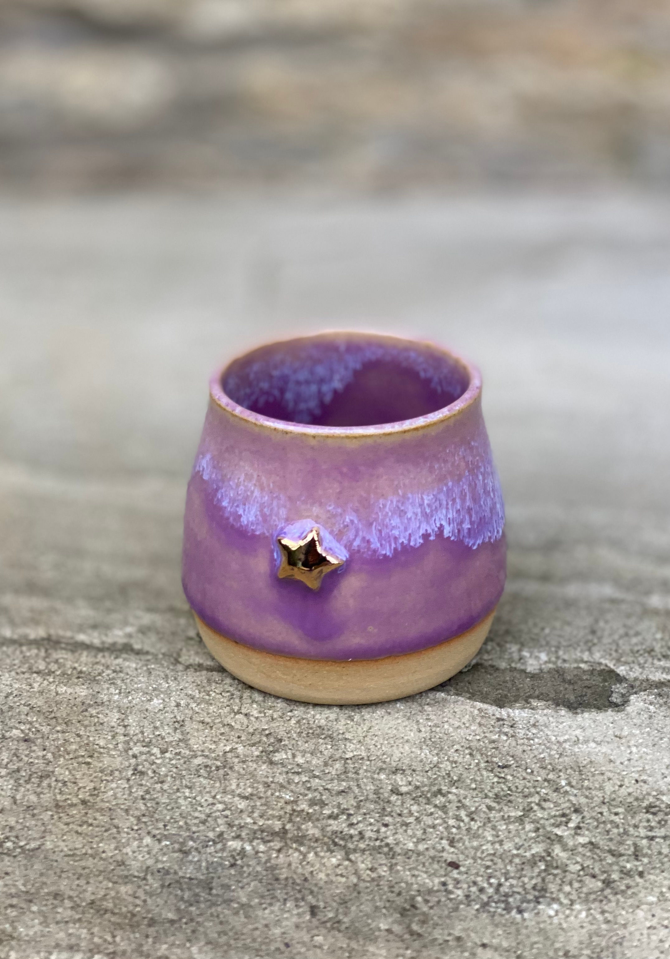 Lilac match strike pot