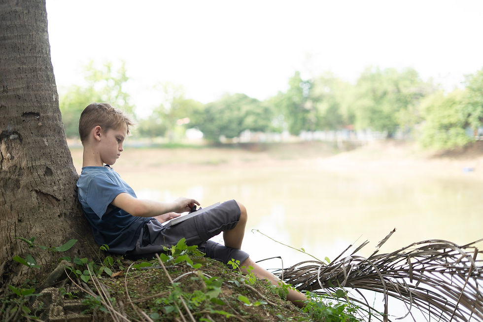 American missionary boy living in Thailand