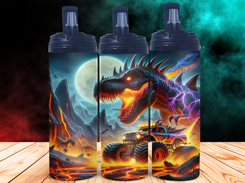 Thumbnail: Dino Monster Truck Drinkware - Style3