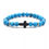 Thumbnail: Elastic Cross Beaded Bracelet