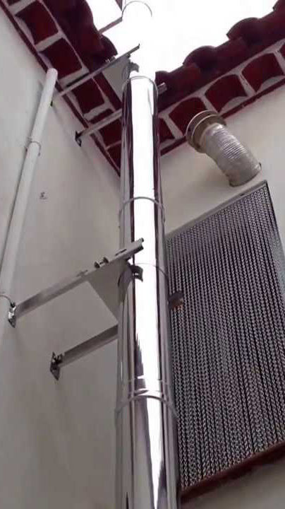 Requisitos para instalar una chimenea de extracción de humos en local