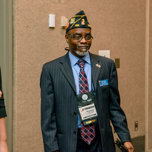 Veteran at Elizabeth Dole Foundation 'Salute to Hidden Heroes' Event