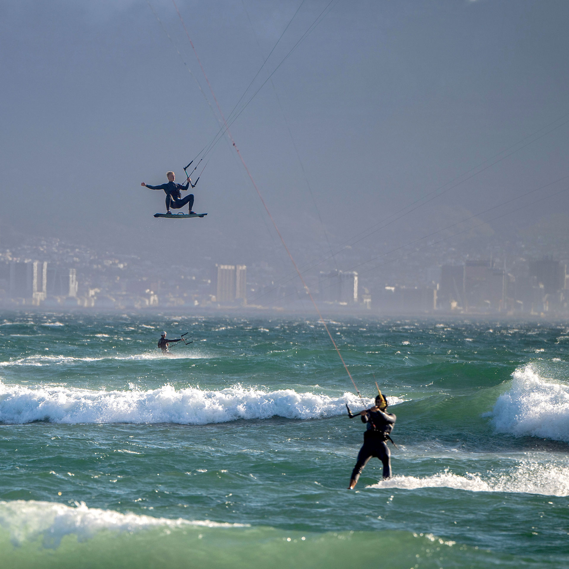 Kite Surfing in Cape Town, South Africa