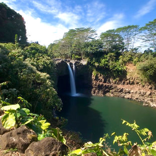 Waterfall on Big Island of Hawaii