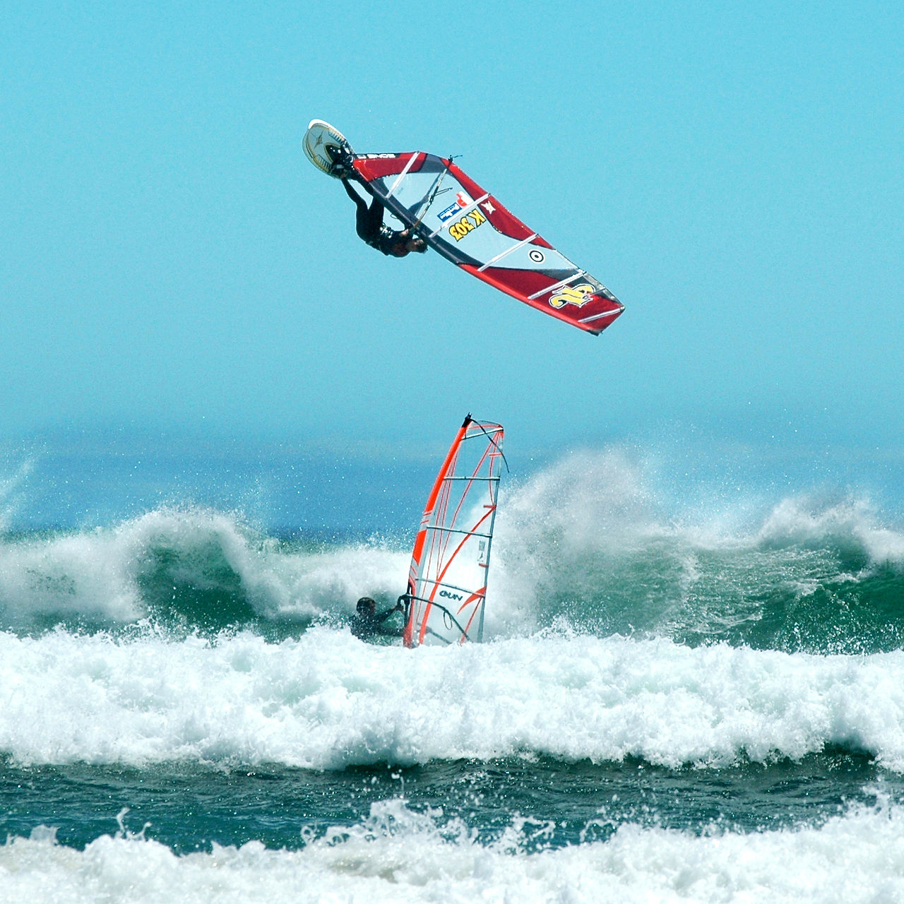 Wind Surfing in Cape Town, South Africa
