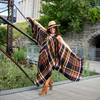Modern urban senior portrait photography