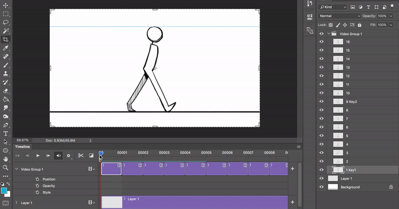 Photoshop/Animation/Movie Project: Walk Cycle – LBMS Media Lab