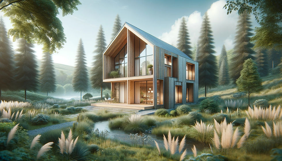 wooden house