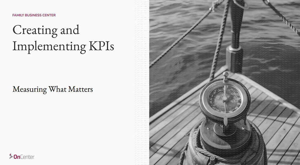 KPI Creation & Implementation Guide